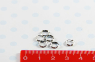 Кольцо для бус R-06 5.5мм 50 шт №02 под никель
