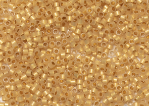 Бисер Япония MIYUKI Delica цилиндрический 11/0 5 г DB0230 опал золотая линия внутри