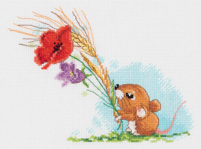 " Klart" набор для вышивания 8- 409 " Полевая мышка" 