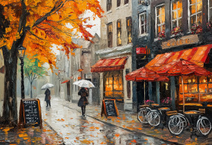 " ФРЕЯ" Пазл 1500 элемент. PZL- 1500/ 35 Осенний дождь