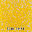 Бисер Чехия " GAMMA" круглый 5 10/ 0 2. 3 мм 5 г 1- й сорт E230 желтый ( 38481 ) 